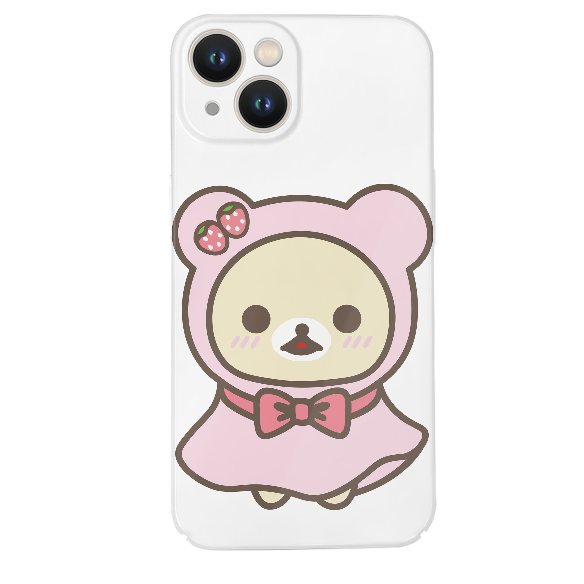 （画像用） リラックマ リラックマ キイロイトリ Rilakkuma Korilakkuma Kiiroitori 【iPhone 14シリーズ対応】ハードケース